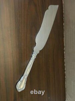 Gorham Chantilly C1895 Sterling Large Ice Cream Slicer All Silver 10 3/8