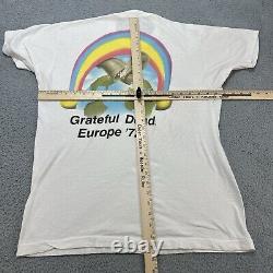 Grateful Dead Shirt Europe 1972 Single Stitch Ice Cream Kid Vintage 1990 Brockum