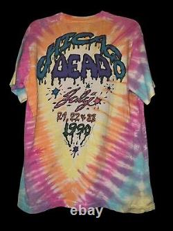 Grateful Dead Shirt T Shirt Vintage 1990 Chicago Ice Cream L