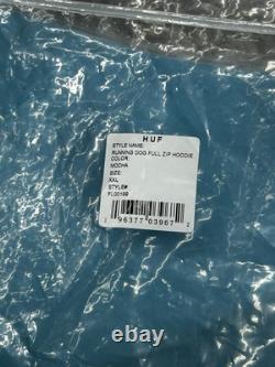 HUF x Ice Cream Running Dog Full Zip Hoodie Size 2XL NEW