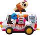 Halloween Inflatables 8ft Clown Ice Cream Truck. Large Outdoor Decorations