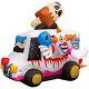 Halloween Inflatables Large 8 ft Clown Inflatable Outdoor Ice Cream Truck