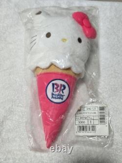 Hello Kitty Ice Cream Cone Plush Large Size Sanrio 31 Baskin-Robbins Mascot