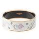 Hermes maill GM Large Funny Ice Cream Bracelet White Gold Used