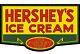 Hershey's Ice Cream, The Purest DIECUT NEW 28 Wide Sign USA STEEL XL Size