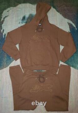 Hooded Fleece Sweatsuit men large