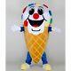Hot Ice Cream Shop Cone Mascot Costume Restaurant Sale Adult Suit Express Gift