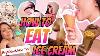 How To Eat An Ice Cream Cone MC Do Large Ice Cream Agasamlhen Tv