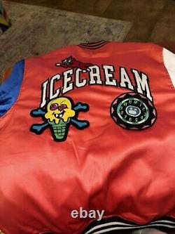 ICE CREAM BBC Tradition MULTI-TONE SATIN Jacket Large Billionaire Boys Club