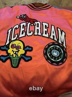 ICE CREAM BBC Tradition MULTI-TONE SATIN Jacket Large Billionaire Boys Club