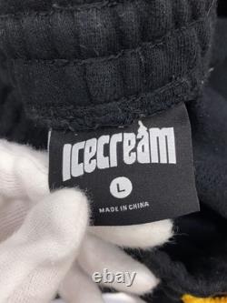 ICE CREAM ICE CREAM Ice cream shorts L cotton black 401-6108