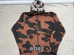 ICE CREAM ICE CREAM SMILE HOODIE Full Zip Size 2XL