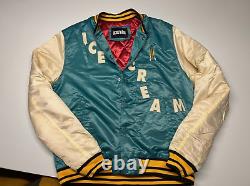 ICE CREAM Jacket Retro Varsity Limited Edition (TEAL Version) Running Dog