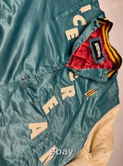 ICE CREAM Jacket Retro Varsity Limited Edition (TEAL Version) Running Dog