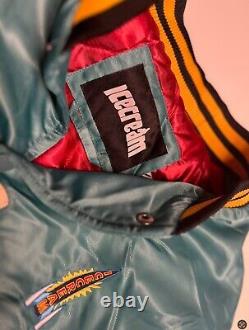 ICE CREAM Jacket Retro Varsity Limited Edition (TEAL Version) Running Dog