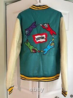 ICE CREAM Jacket Retro Varsity Limited Edition (TEAL Version) Running Dog