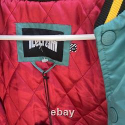 ICE CREAM Jacket Retro Varsity Limited Edition (TEAL Version) Running Dog XL