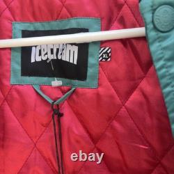 ICE CREAM Jacket Retro Varsity Limited Edition (TEAL Version) Running Dog XL