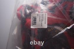 ICE CREAM Lockup Running Dog Fleece Jacket Black/Red Size L NWT