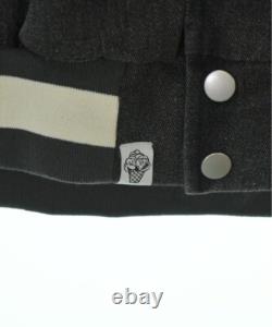 ICE CREAM Varsity Jackets BlackxWhite L 2200538531139