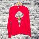 ICE CREAM by Billionaire Boys Club Crew Neck Sweater Red Single Scoop Sz Large