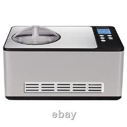 ICM-200LS Automatic 2 Quart Capacity Built-in Stainless Steel Ice Cream Maker