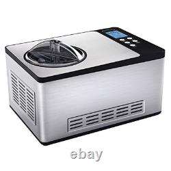 ICM-200LS Automatic 2 Quart Capacity Built-in Stainless Steel Ice Cream Maker