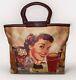 ISABELLA FIORE RARE WHATS THE SCOOP 50's DINER ICE CREAM BEADED, SEQUINED HANDBAG
