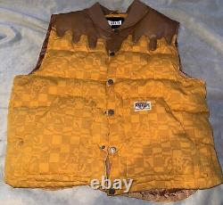 IceCream Ice Cream BBC Down Filled Puffer Western Drip Drop Vest XL