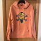 IceCream Men's Swirl Hoodie Hooded Sweatshirt Peach Orange Size Large