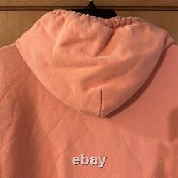 IceCream Men's Swirl Hoodie Hooded Sweatshirt Peach Orange Size Large