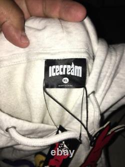 Ice Cream Avery Hoodie Light Heather Grey Mens Sz XL BNWT
