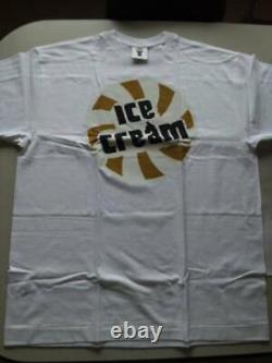 Ice Cream BBC ICECREAM Circle Logo Tshirt New XL Size White Rare Color Genu