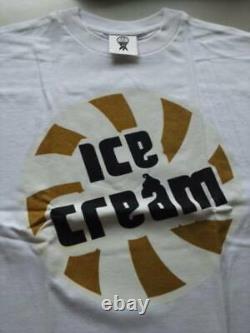 Ice Cream BBC ICECREAM Circle Logo Tshirt New XL Size White Rare Color Genu