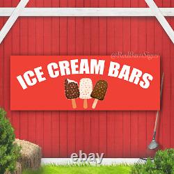 Ice Cream Bars Indoor Outdoor Vinyl Banner Design