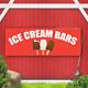 Ice Cream Bars Indoor Outdoor Vinyl Banner Design