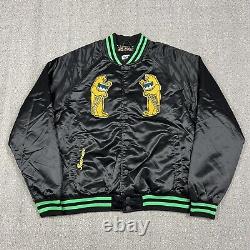 Ice Cream Billionaire Boys Club Bears Satin Bomber Jacket Mens Large Pharrell