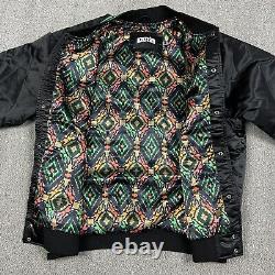 Ice Cream Billionaire Boys Club Bears Satin Bomber Jacket Mens Large Pharrell
