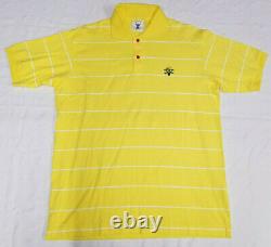 Ice Cream Cones and Bones polo shirt men sz L BBC yellow billionair boys club