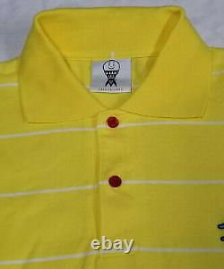 Ice Cream Cones and Bones polo shirt men sz L BBC yellow billionair boys club