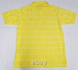 Ice Cream Cones and Bones polo shirt men sz L BBC yellow billionair boys club