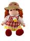 Ice Cream Doll J Shin Yarn Hair Hat Cone Necklace Girl Vintage Large 1980