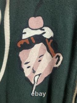 Ice Cream Faces Jacket Size L Stadium Emblem