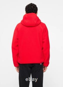 Ice Cream Grin Zip Front Hoodie Men's XL / Racing Red