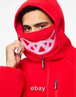 Ice Cream Grin Zip Front Hoodie Men's XL / Racing Red