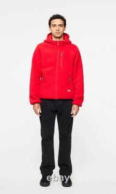 Ice Cream Grin Zip Front Hoodie Men's XL / Racing Red