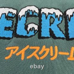 Ice Cream Hoodie Men Extra Large Spell Out Japan Kanji Sweatshirt Hip Hype Core