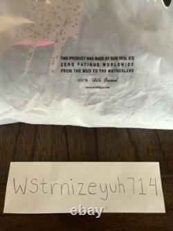 Ice Cream Hoodie X Smino Zero Fatigue NWT Stone Wash Brown Pink Mens Size 4XL DS