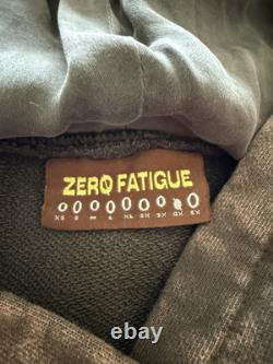 Ice Cream Hoodie X Smino Zero Fatigue NWT Stone Wash Brown Pink Mens Size 4XL DS