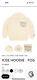 Ice Cream Icee Fog 431-8310 Hoodie Cream Off White Size Large L Rare